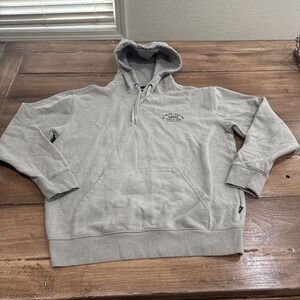 Vans Hoodie Mens S Long Sleeve Hooded Gray Pullover Pockets Outdoors